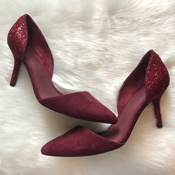 Coach Shoes - COACH Camille Burgundy D’Orsay Pumps Size 9.5B